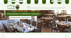 Desktop Screenshot of droenings-landcafe.de